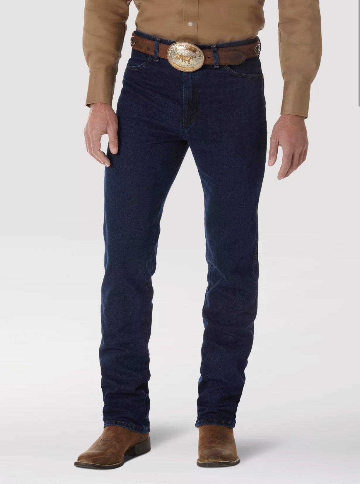 Wrangler Jeans de mezclilla de ajuste recto y holgado para hombre