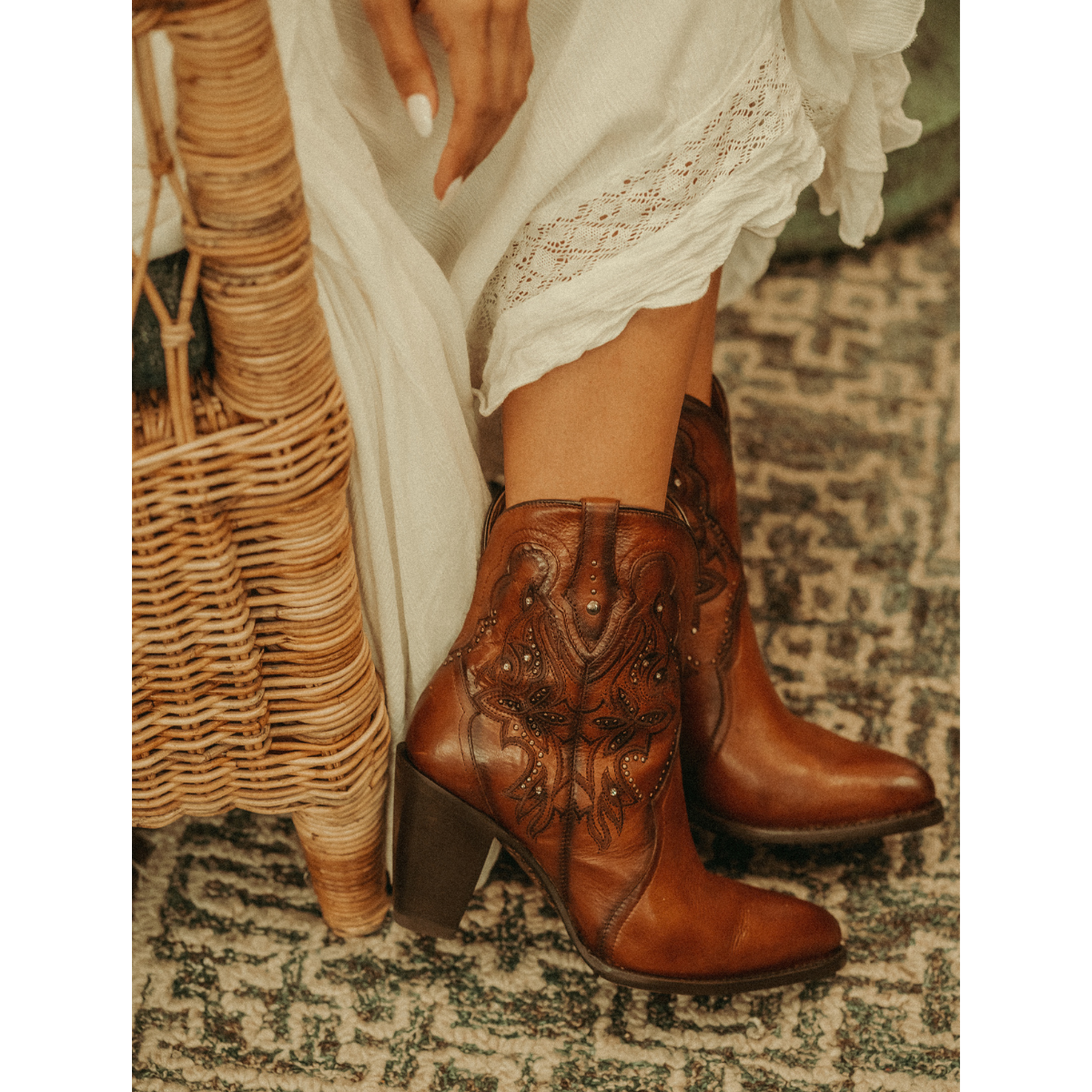 Ladies ankle 2025 western boots