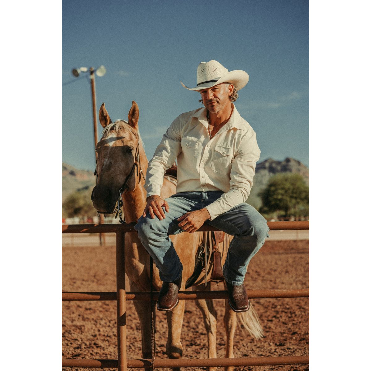 Rio Grande Men's Oklahoma Cowboy Heel Western Boots - Wide Square Toe