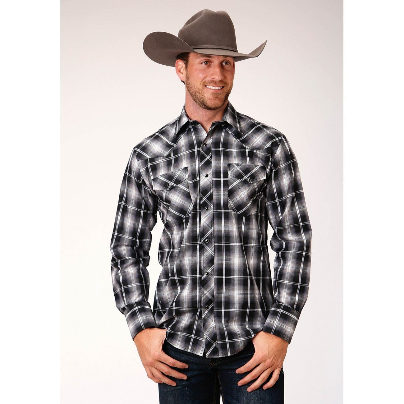 Camisa estilo store vaquero hombre