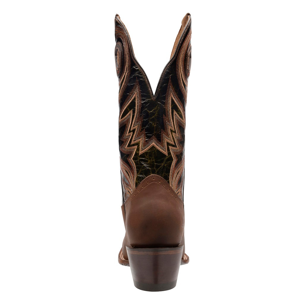 Rio Grande Men's Oklahoma Cowboy Heel Western Boots - Wide Square Toe
