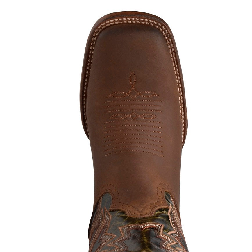 Men's wide square 2024 toe cowboy boots