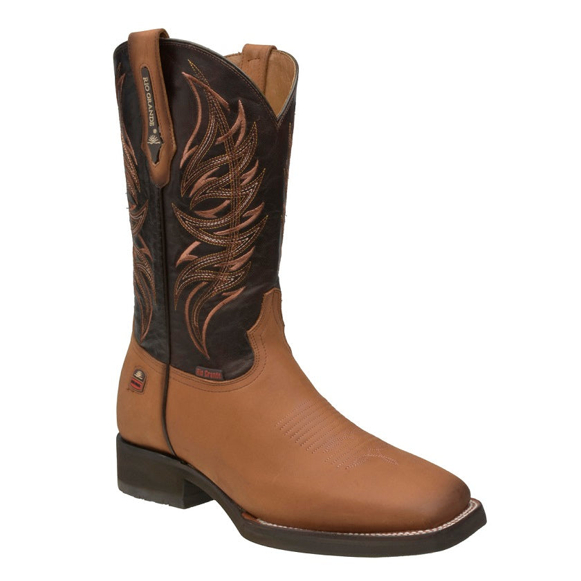 Mens leather sole cowboy boots sale