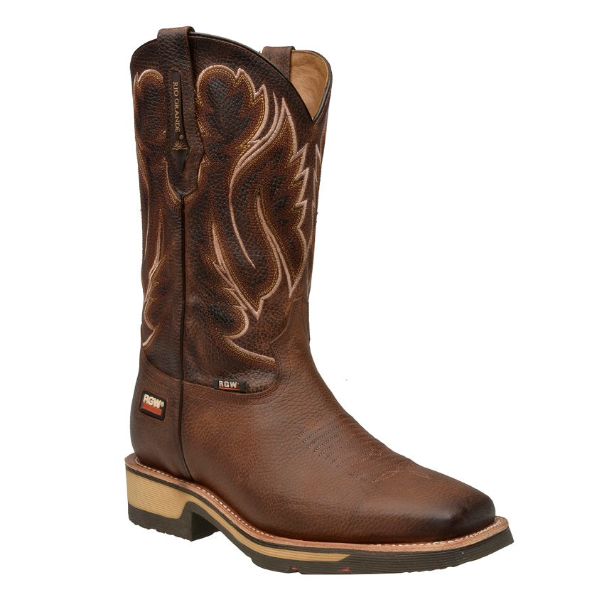 Western Men's Work Boot Square Toe 4x4 Philadelphia Sole