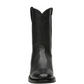 Rio Grande Men's Roper Black Leather Boot with Side Closure - Round Toe
