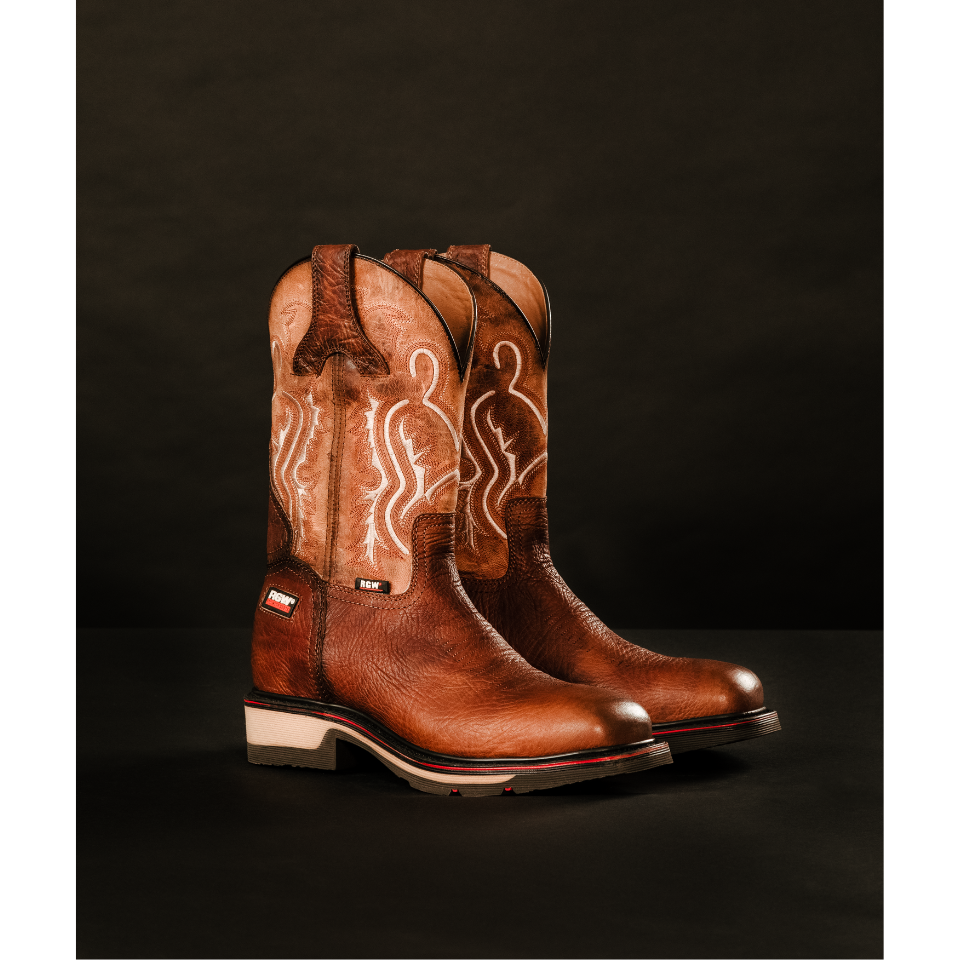 Rio Grande Men's Trailer Western Work Boots - Composite Toe